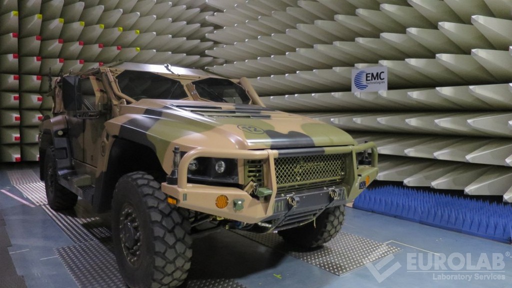 Capacità di test EMC militari Capacità di test EMC militari