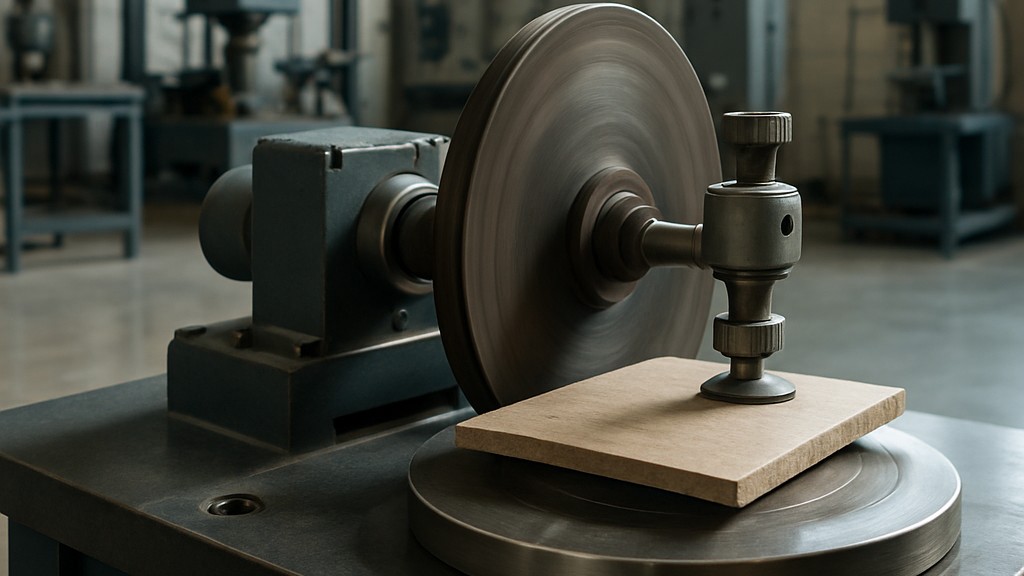 ASTM C1243 Döner Disk ile Sırsız Seramik Karoların Derin Aşınmaya Karşı Göreceli Direnci için Standart Test Yöntemi