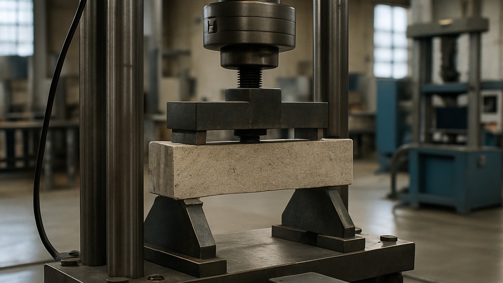 ASTM C880/C880M Boyutlu Taşın Eğilme Dayanımı için Standart Test Yöntemi