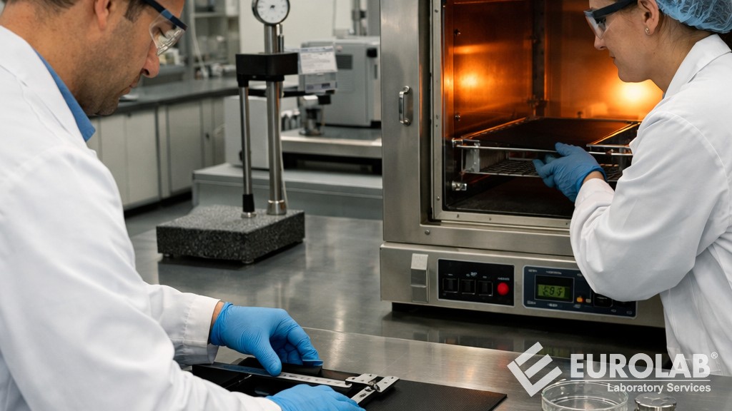 ASTM D1204 Yüksek Sıcaklıkta Esnek Olmayan Termoplastik Levha veya Filmin Doğrusal Boyutsal Değişimleri