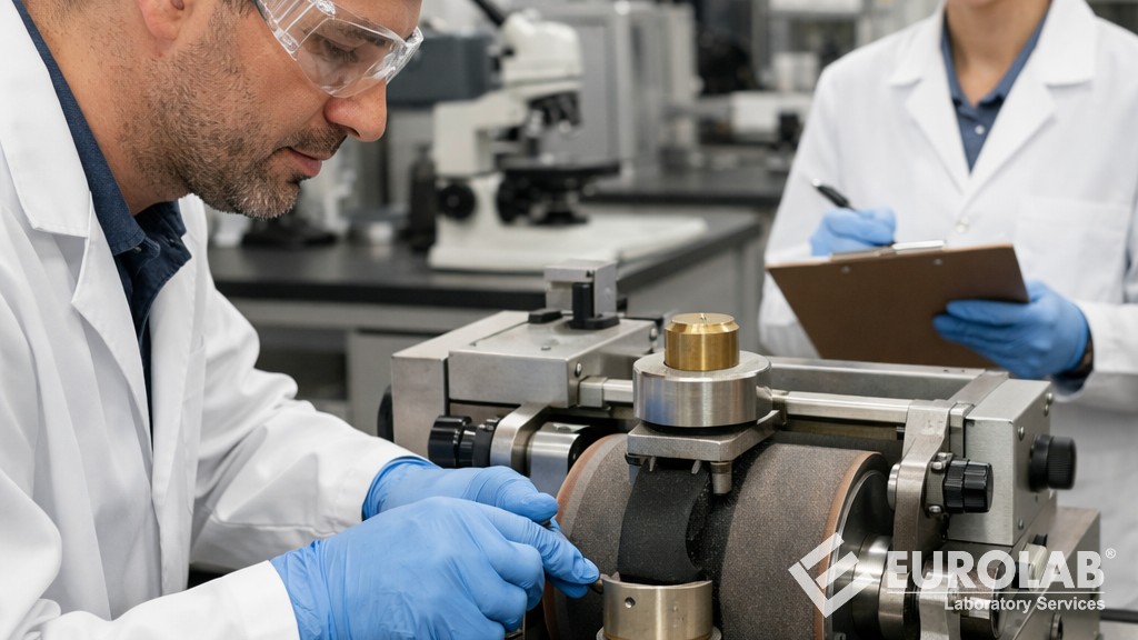 ASTM D1630 Kauçuk Özelliği - Aşınma Direnci (Ayakkabı Aşındırıcısı) için Standart Test Yöntemi