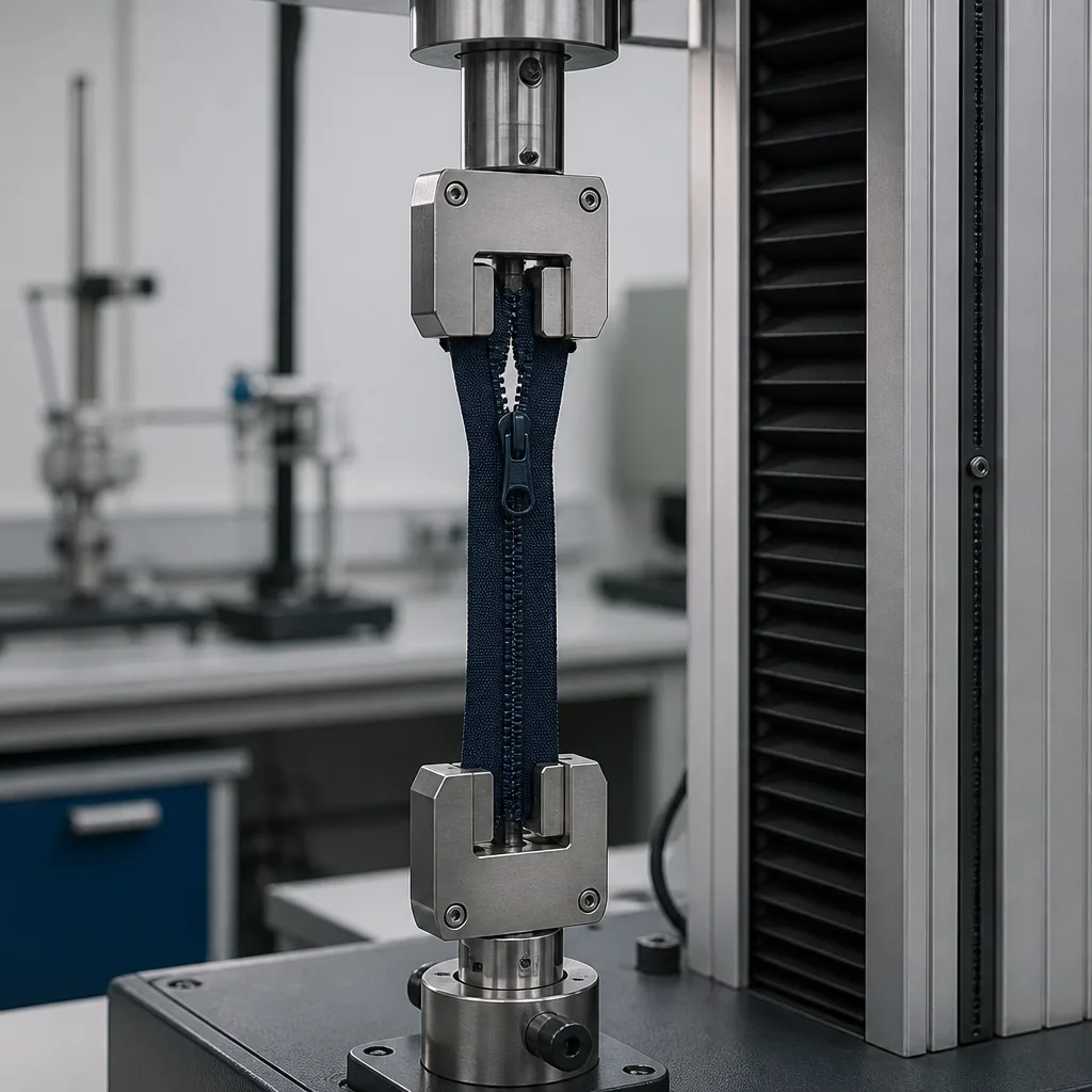 ASTM D2061 Fermuarlar için Mukavemet Testleri