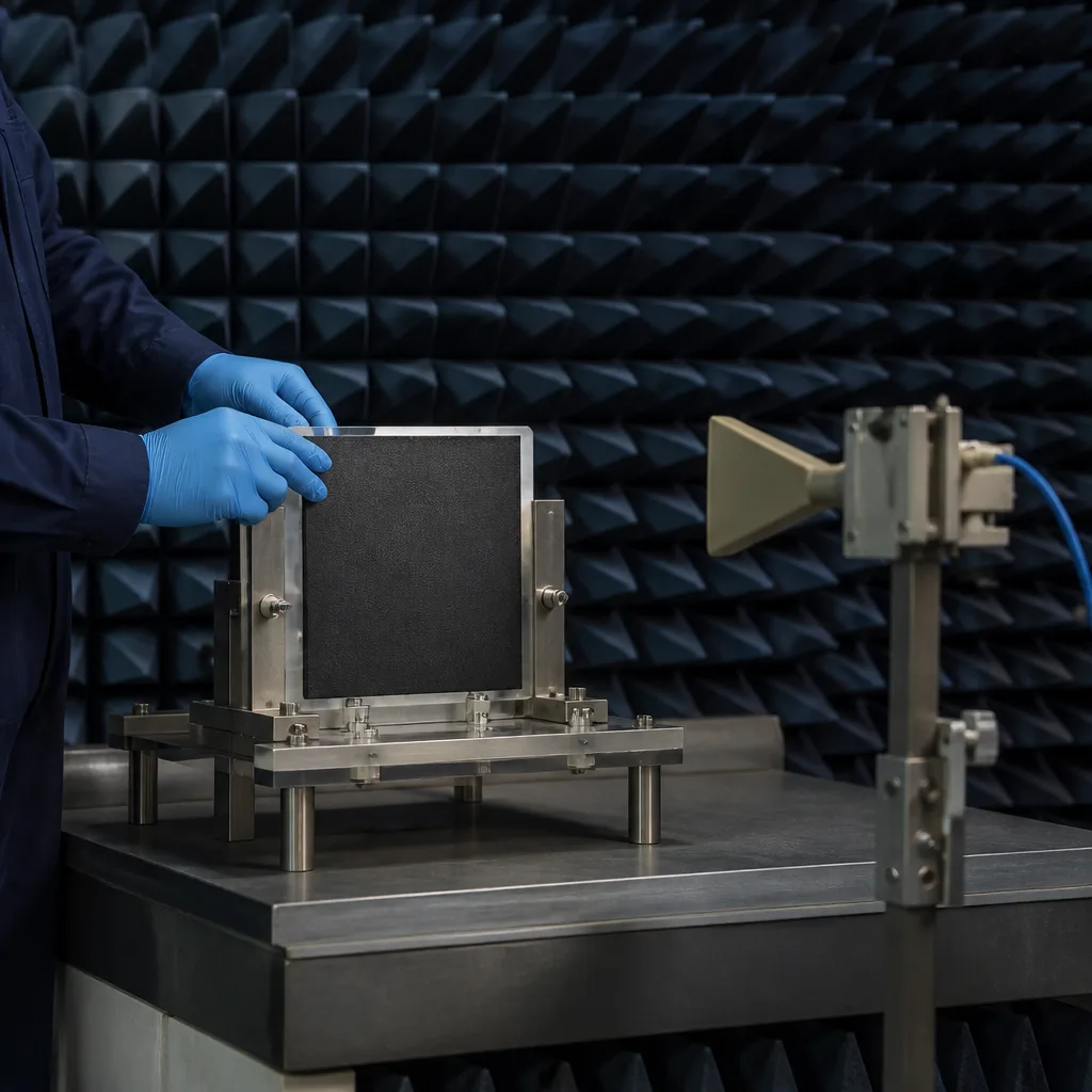 ASTM D4935 Mesure de l'efficacité du blindage électromagnétique des matériaux plans ASTM D4935 Mesure de l'efficacité du blindage électromagnétique des matériaux plans