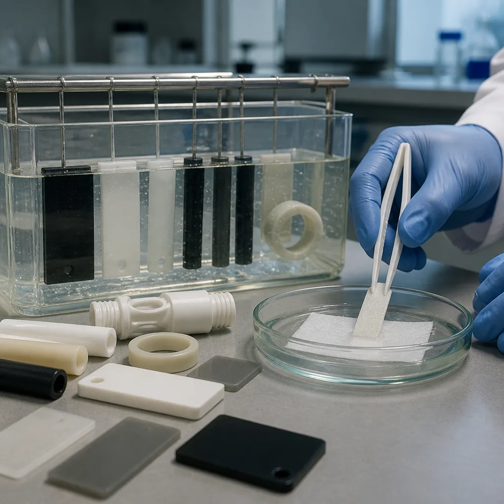 ASTM D543 Plastiklerin Kimyasal Reaktiflere Karşı Direncinin Değerlendirilmesi