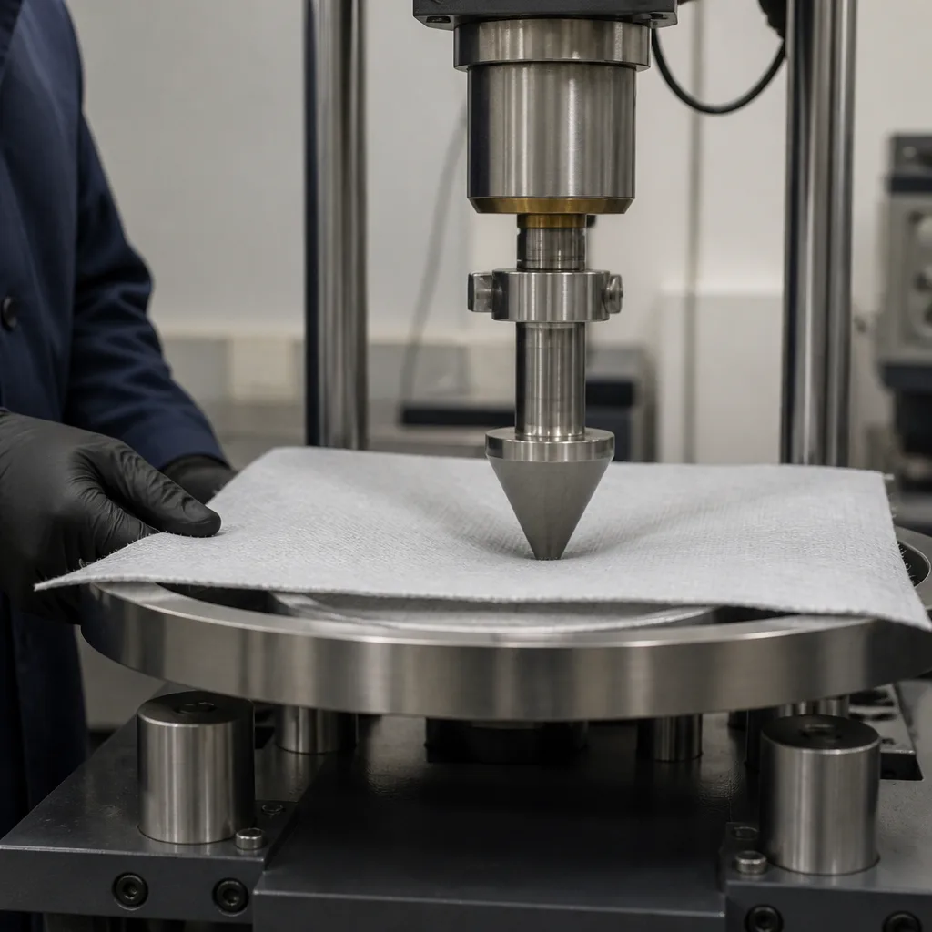 ASTM D6241 Détermination de la résistance à la perforation statique des géotextiles et des produits connexes ASTM D6241 Détermination de la résistance à la perforation statique des géotextiles et des produits connexes