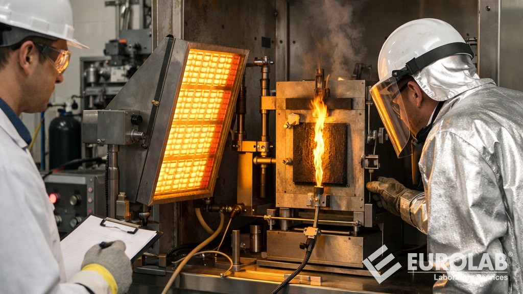 ASTM E162 Radyant Isı Enerjisi Kaynağı Kullanılarak Malzemelerin Yüzey Yanıcılığı