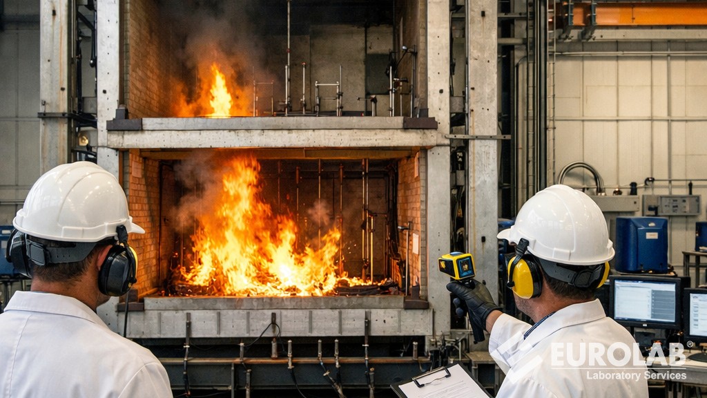 ASTM E2307 Orta Ölçekli, Çok Katlı Test Cihazları Kullanılarak Çevre Yangın Bariyer Sistemlerinin Yangına Dayanıklılığının Belirlenmesi