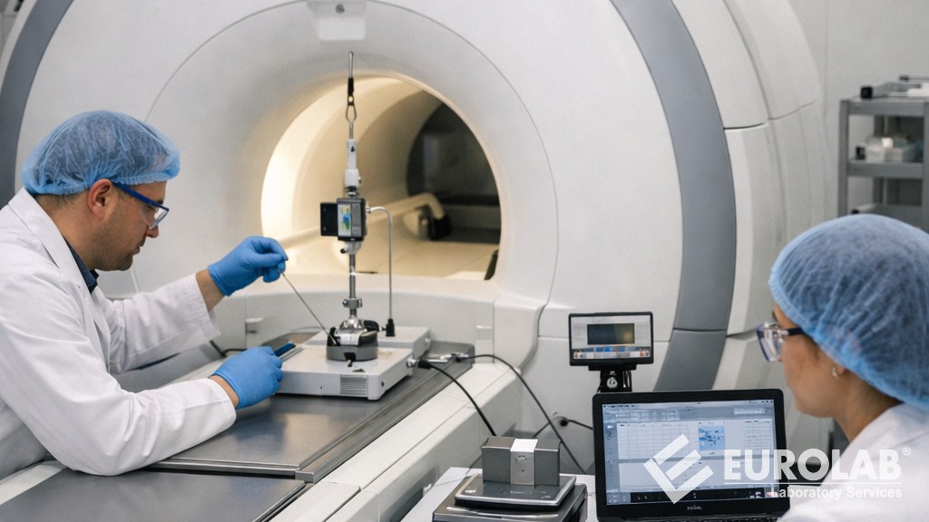 ASTM F2052 Manyetik Rezonans Ortamında Tıbbi Cihazlar Üzerindeki Manyetik Olarak Tetiklenen Yer Değiştirme Kuvvetinin Ölçümü