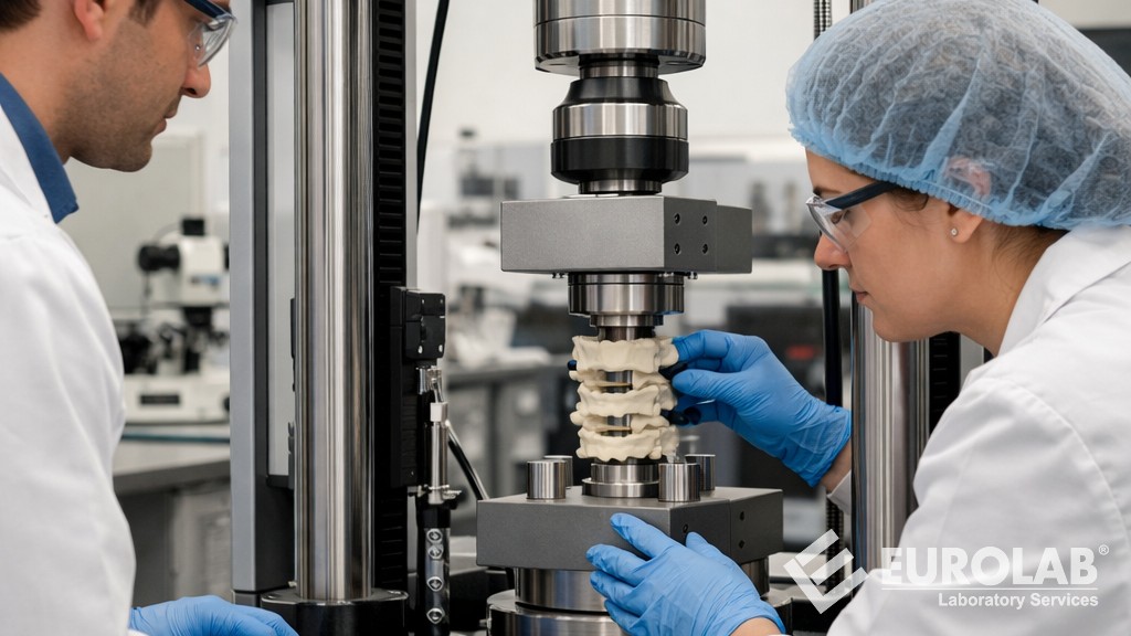 ASTM F2267 Statik Eksenel Sıkıştırma Altında Omurga Gövdesi Füzyon Cihazının Yük Kaynaklı Çökmesinin Ölçülmesi