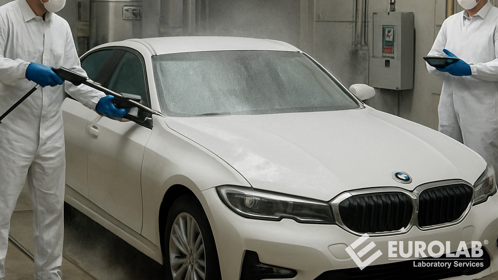 BMW AA 0136 Basınçlı Su Jeti Direnci Testi (Buhar Jeti Testi)