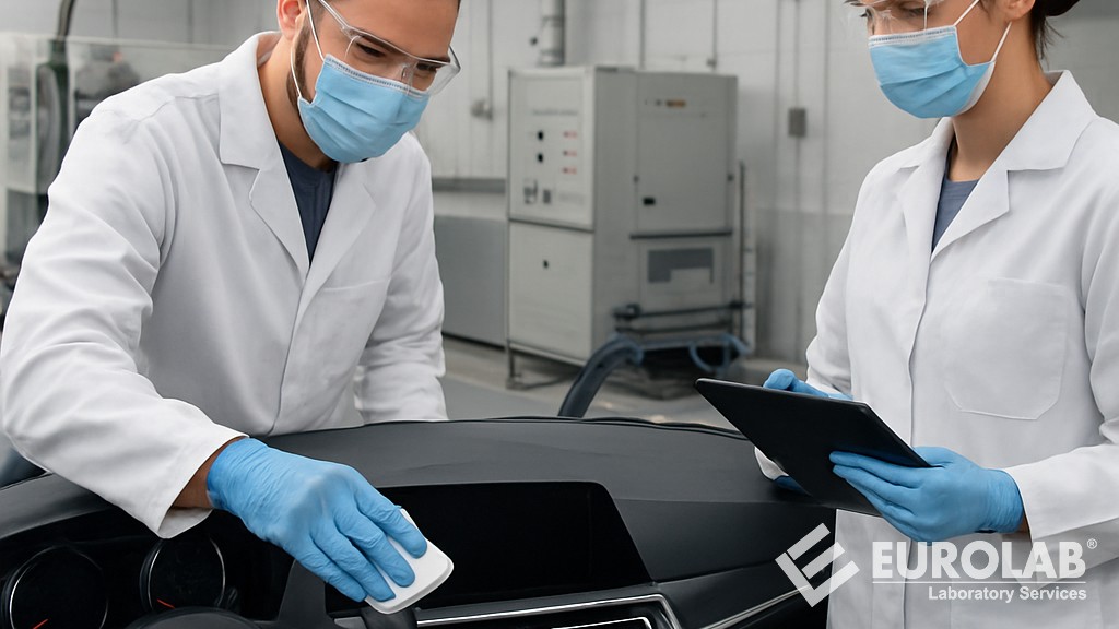 BMW PR 363 Araç İç Mekan Yüzey Malzemelerinin Temizlenebilirliğini Değerlendirme