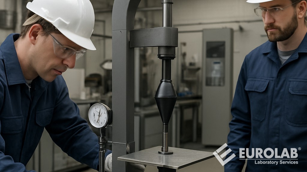 DIN 53142-1 Levha Testi - Delinme Testi - Bölüm 1: Sarkaçlı Delme Cihazı ile Delinme Testi