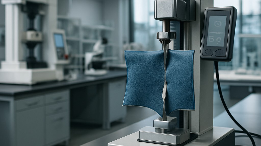 DIN 53356 Suni Deri ve Benzeri Kumaşların Test Edilmesi - Yırtılma Yayılma Testi