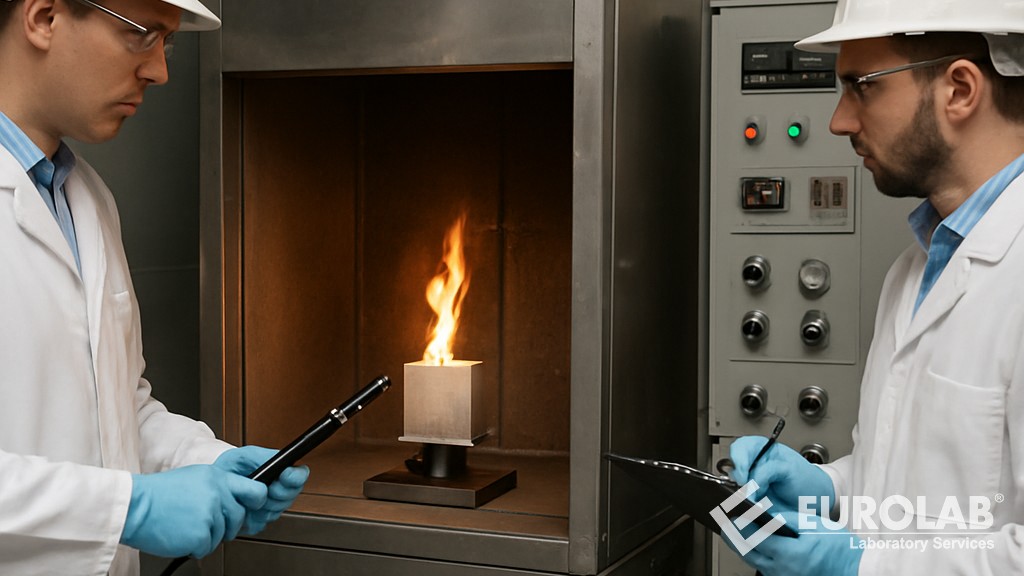 DIN 53438 Yanıcı Maddelerin Test Edilmesi - Küçük Bir Alevle Tutuşturmaya Tepki