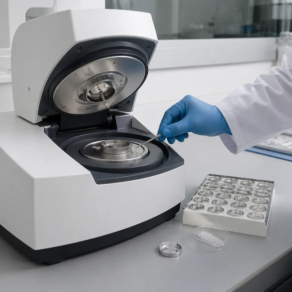 DIN 53765 Plastik ve Elastomerlerin Test Edilmesi - Termal Analiz - DSC Yöntemi
