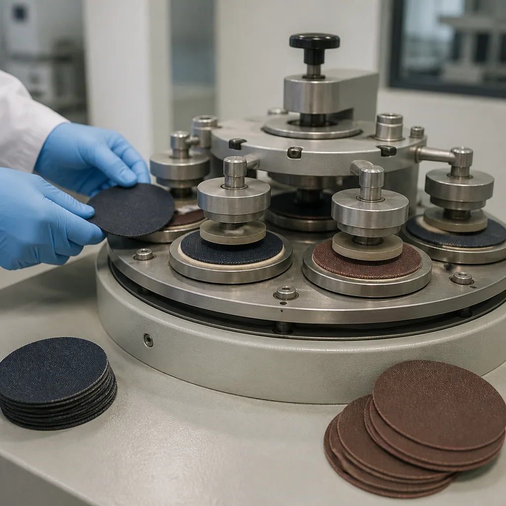 DIN 53863-2 Tekstil Testleri - Tekstil Kumaşları için Aşınma Test Yöntemleri - Döner Aşınma Testi