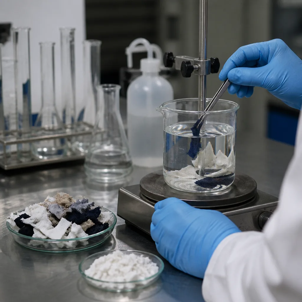 DIN 54201 Tekstil Testleri - Elyaf Karışımlarının Kantitatif Analizi - Çalışma Talimatları