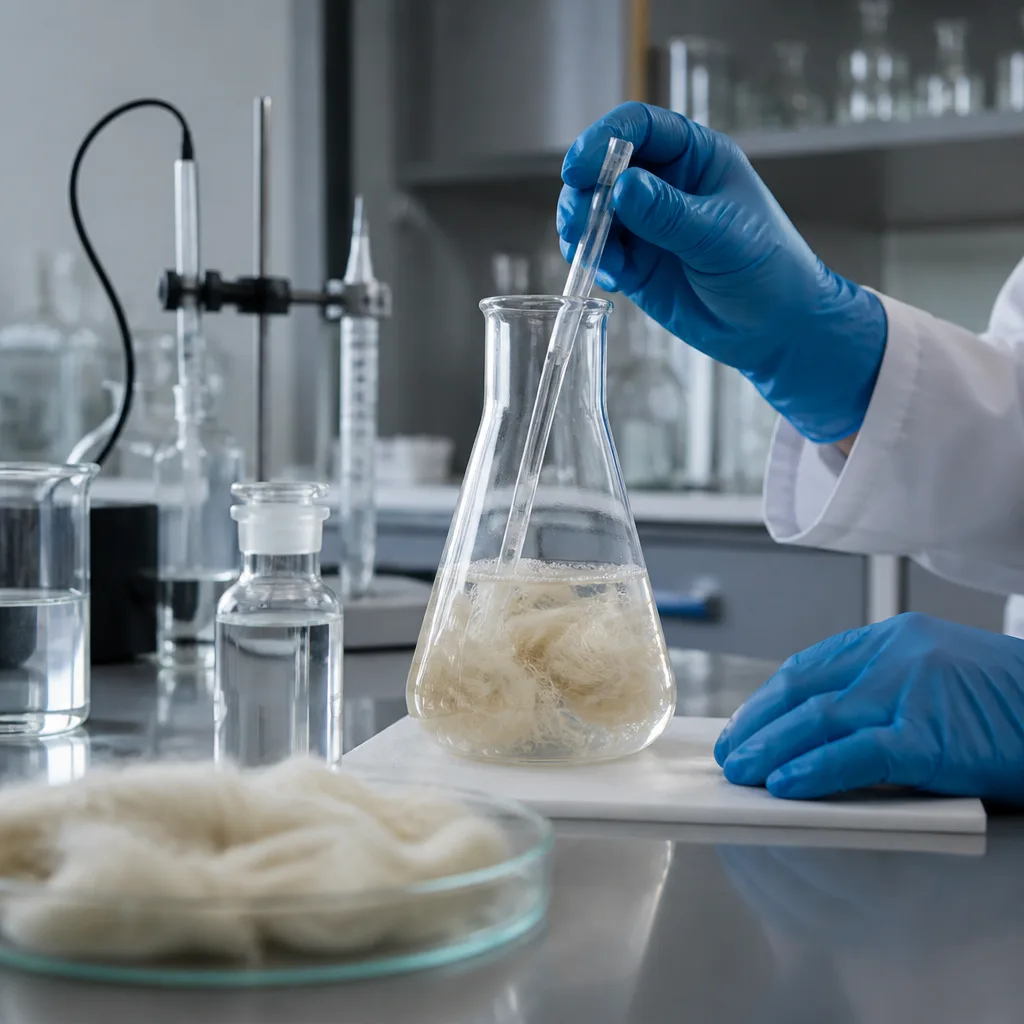 DIN 54280 Tekstil Testleri - Yünün Asitliğinin Belirlenmesi