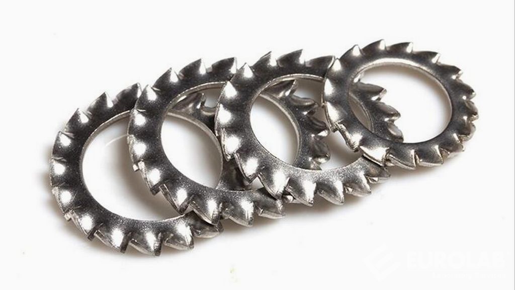 Rondelle di sicurezza seghettate DIN 6798