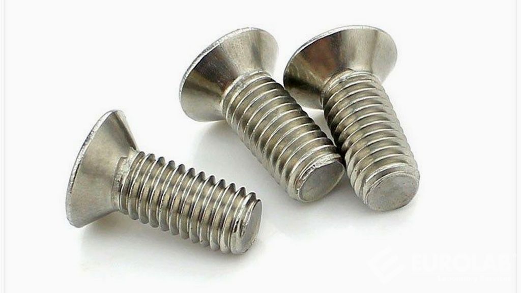 Viti a testa svasata a testa svasata a croce DIN 965 (Phillips) - Viti a testa piatta svasata a croce tipo ISO 7046 H o Z (tipo a testa comune), classe di prodotto A