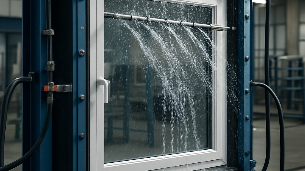 EN 1027 Pencereler ve Kapılar - Su Geçirmezlik - Test Yöntemi