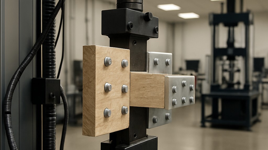 EN 12512 Ahşap Yapılar - Test Yöntemleri - Mekanik Bağlantı Elemanlarıyla Yapılan Bağlantıların Döngüsel Testi