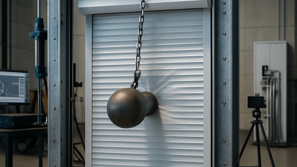 EN 13330 Kepenkler - Sert Gövde Darbesi ve Erişimin Engellenmesi - Test Yöntemleri