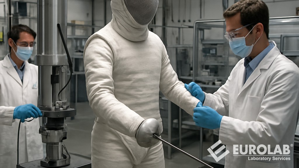 EN 13567 Eskrimciler için El, Kol, Göğüs, Karın, Bacak, Genital Bölge ve Yüz Koruyucuları