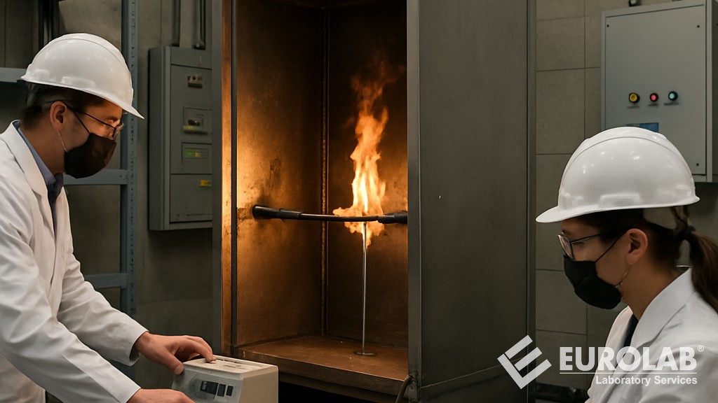 EN 50577 Elektrik Kabloları - Korunmasız Elektrik Kabloları için Yangına Dayanıklılık Testi (P Sınıflandırması)