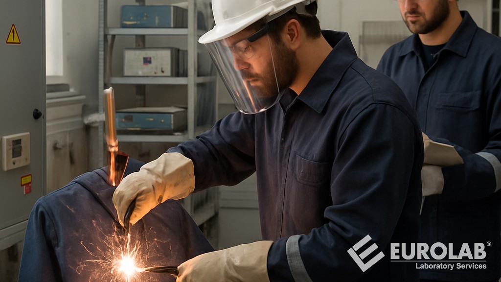 EN IEC 61482-1-1 Açık Ark Kullanılarak Giysi Malzemelerinin ve Koruyucu Giysilerin Ark Derecesinin (ELIM, ATPV ve EBT) Belirlenmesi