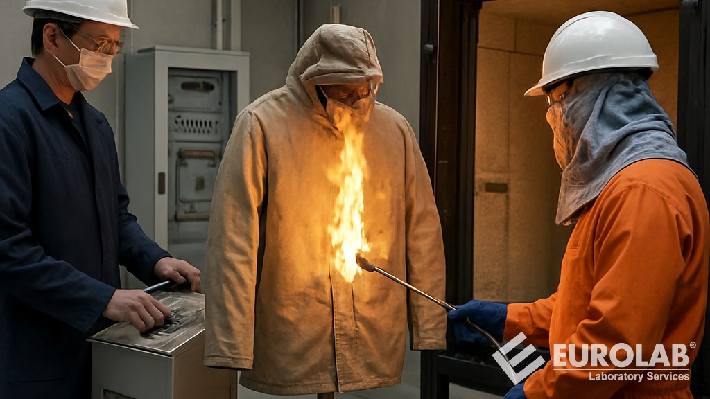 EN ISO 15025 Koruyucu Giyim - Alevden Korunma - Sınırlı Alev Yayılımı için Test Yöntemi