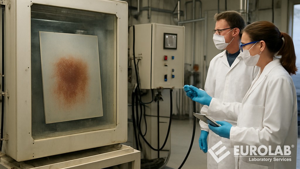 Ford FLTM BI 123-01 Boyalı Sac Metal Korozyon Testi - Laboratuvarda Simüle Edilmiş Arizona Test Sahası Testi