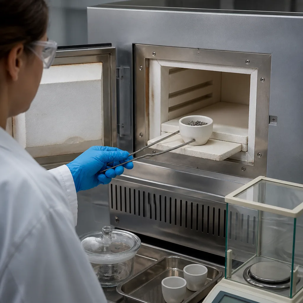 GMI 60333 Détermination de la quantité de résidus (cendres) après calcination de matériaux polymères GMI 60333 Détermination de la quantité de résidus (cendres) après calcination de matériaux polymères
