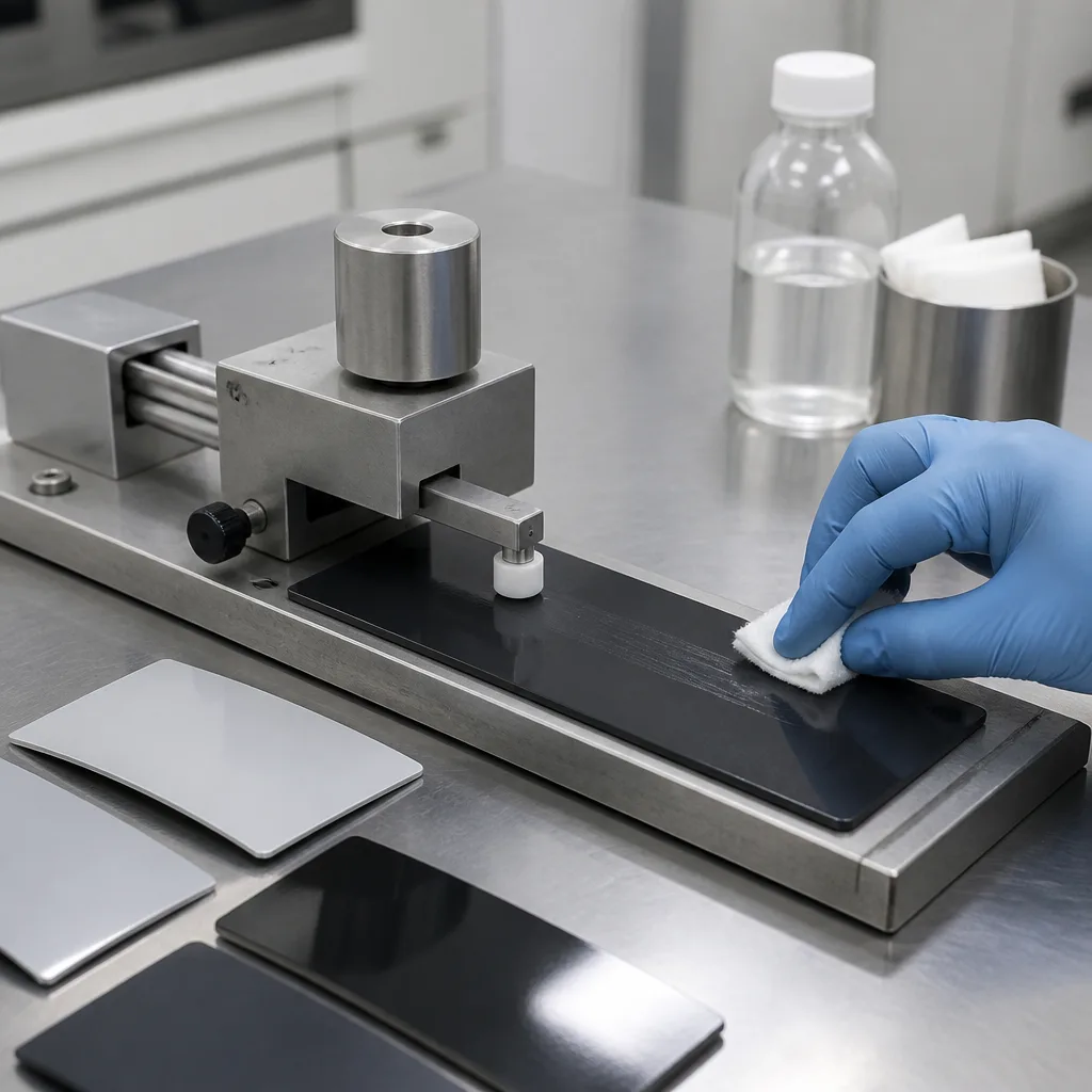 GMW 15891 Méthode de frottement au solvant pour la détermination du degré de durcissement des surfaces peintes en métal ou en plastique GMW 15891 Méthode de frottement au solvant pour la détermination du degré de durcissement des surfaces peintes en métal ou en plastique