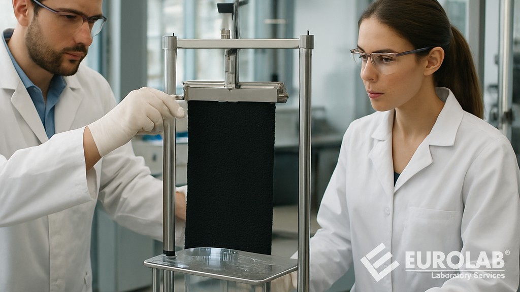 ISO 11058 Jeotekstiller ve Jeotekstiller ile İlgili Ürünler - Yük Olmaksızın Düzleme Dik Su Geçirgenlik Özelliklerinin Belirlenmesi