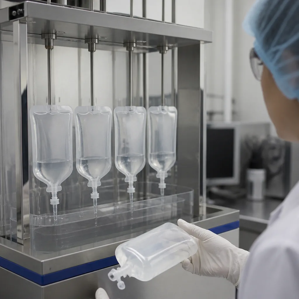 ISO 15747 İntravenöz Enjeksiyonlar için Plastik Kaplar