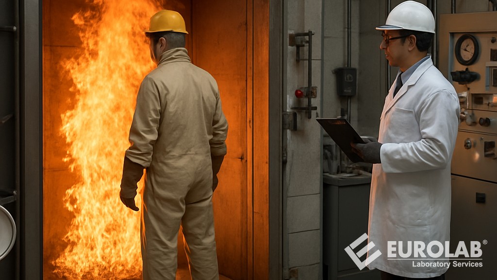 NFPA 2112 Yangın Kaynaklı Kısa Süreli Isı Maruziyetine Karşı Endüstriyel Personelin Korunması için Alev Geciktirici Giysiler