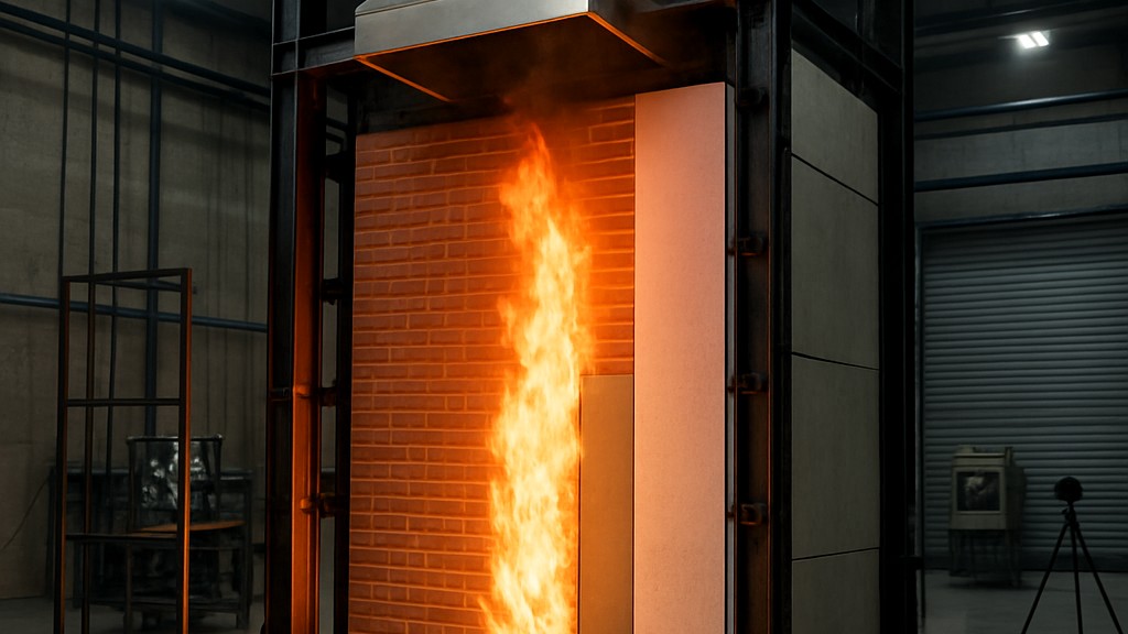 NFPA 285 Yanıcı Bileşenler İçeren Dış Duvar Montajlarının Yangın Yayılma Özelliklerinin Değerlendirilmesi