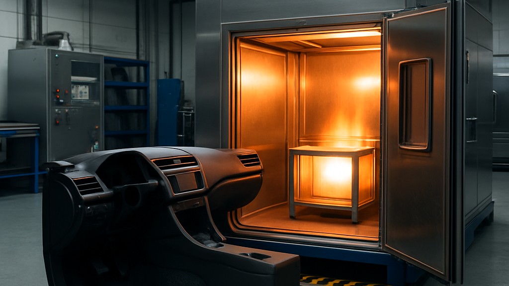 Nissan NES M0131 Yolcu Bölmesi Sentetik Reçine Parçaları için Yüksek Sıcaklık Test Yöntemleri