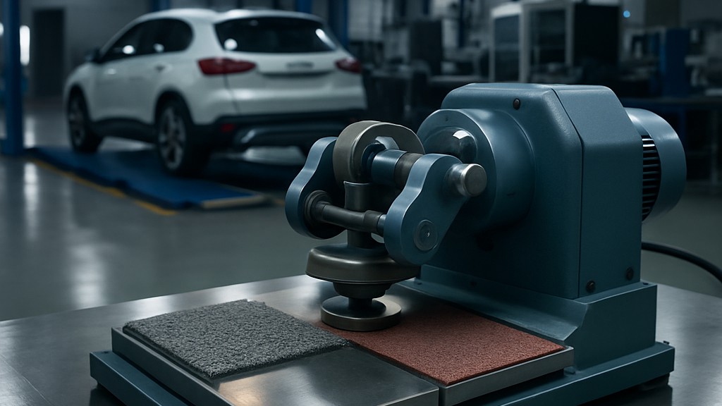 PSA D44 1237 Taber Makina Tarafından Halı ve Plastik Levha Kaplamaları için Döşeme Parçaları Aşınması