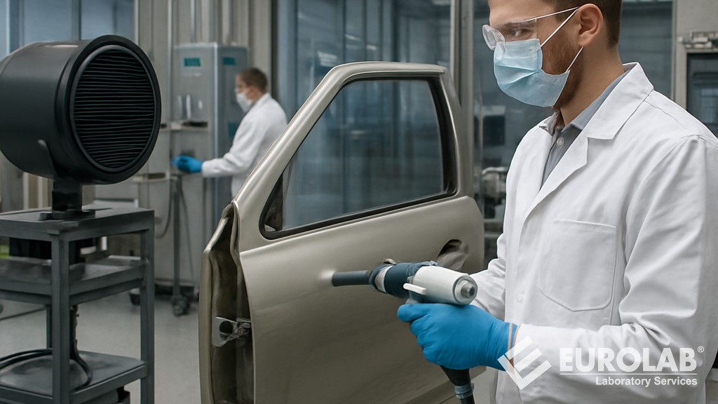 Renault D27 1911 Kauçuk ve Plastik Boya Kaplamaları - Hava Ölçer Kullanılarak Yapay Yaşlandırma