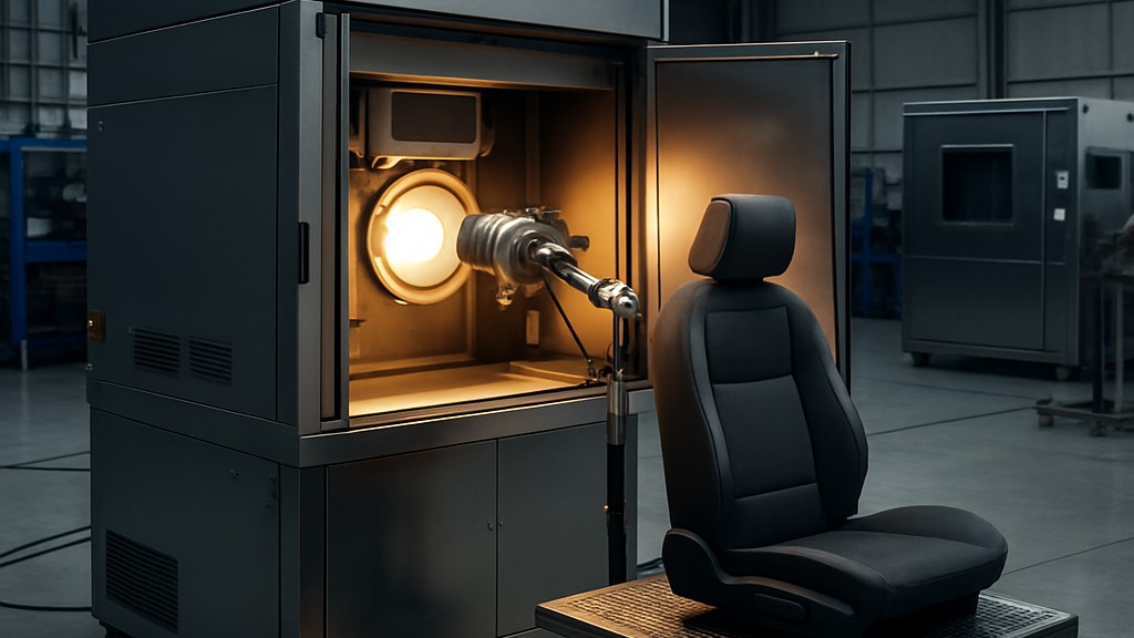 SAE J2412 Kontrollü Işınım Ksenon Ark Aparatı Kullanılarak Otomotiv İç Döşeme Bileşenlerinin Hızlandırılmış Pozlanması