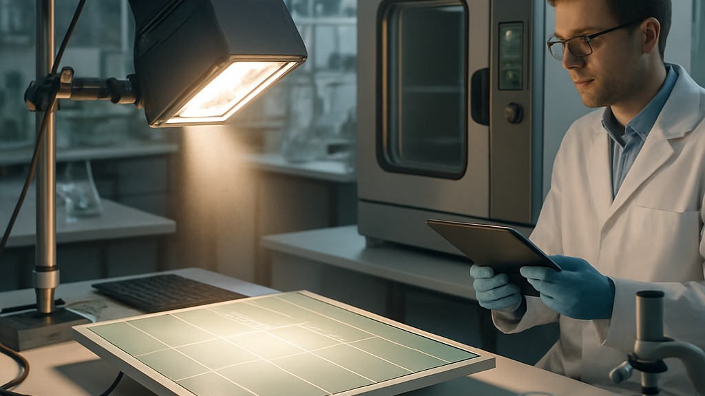 Test di radiazione solare Test di radiazione solare