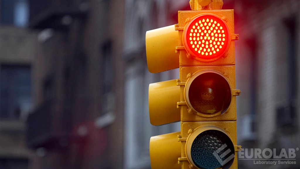 Test delle apparecchiature per il controllo del traffico