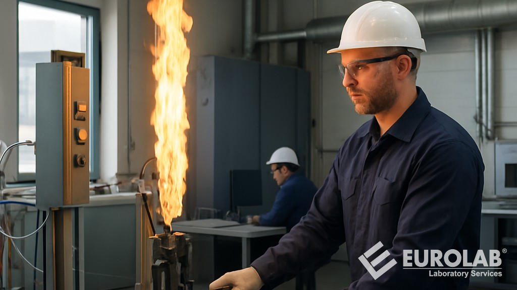 VW-1 Alev Testi - Dikey Alev