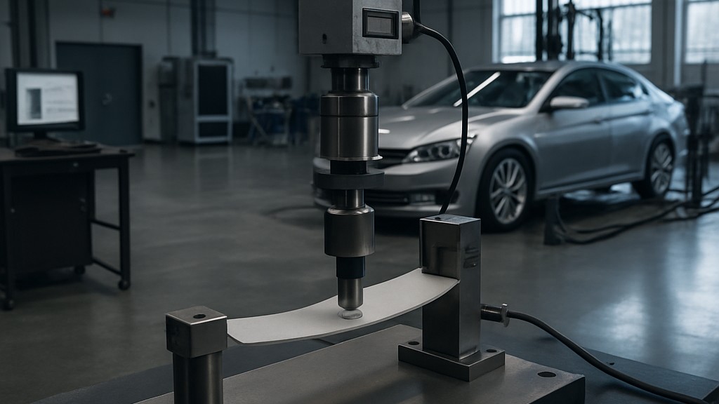 VW PV 3903 Metalik Olmayan Düzlemsel Malzemeler - Eğilme Sertliğinin Ölçümü